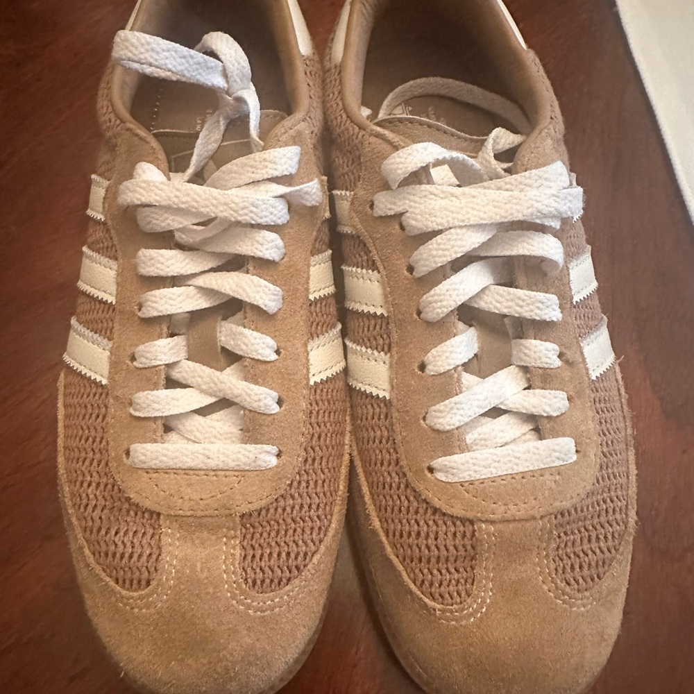 Adidas Originals Samba OG Cardboard Chalk White Mesh/Suede Mens 7 /Womens 8 - Picture 2 of 6